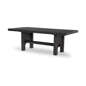 Legacy Furniture Westwood Black Oak Trestle Dining Table