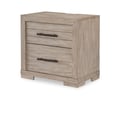 Night Stand (2 Drawers, 1 Outlet & 3 USBs on back of case)