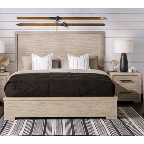 Legacy Furniture Westwood Weathered Oak 2pc Bedroom Set with King Panel Bed