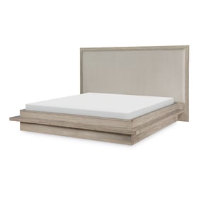 Legacy Furniture Westwood Weathered Oak King Upholstered Bed