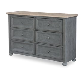 Legacy Kids Cone Mills Distressed Denim Stone Washed Dresser