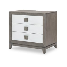 Legacy Furniture Terra Luna Weathered Oak White Nightstand