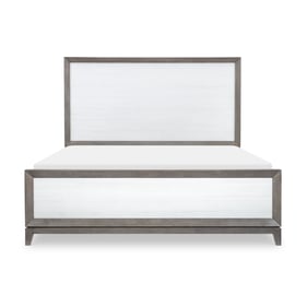 Legacy Furniture Terra Luna Weathered Oak White Queen Panel Bed