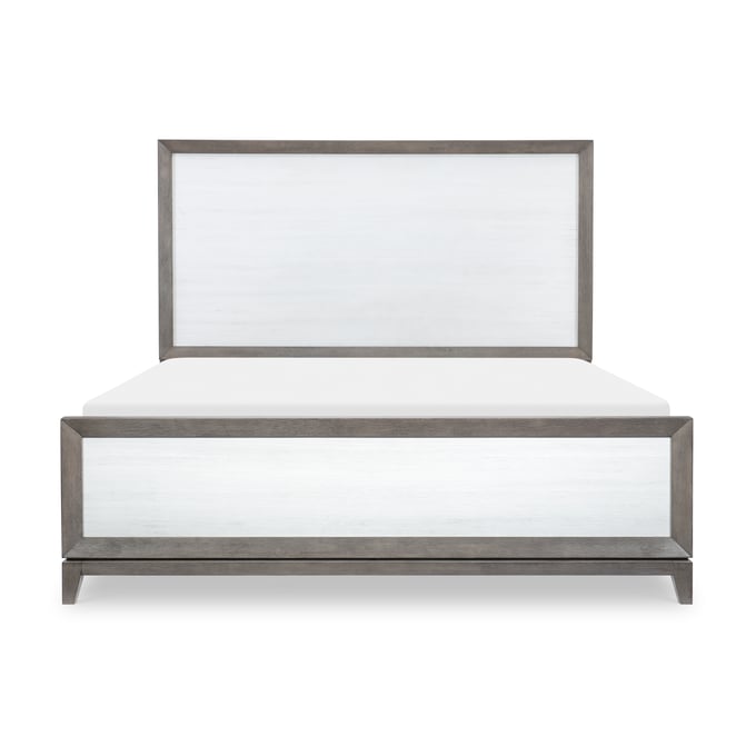 Legacy Furniture Terra Luna Weathered Oak White Queen Panel Bed LGC-2280-4105K