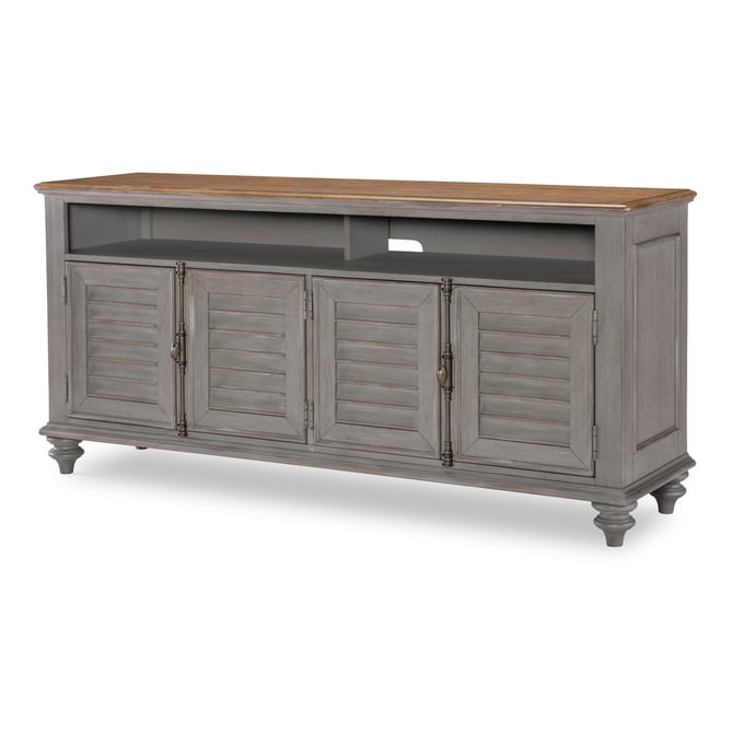 Legacy Furniture Kingston Brown Tweed Gray 72 Inch Entertainment Console LGC-2311-023