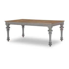 Legacy Furniture Kingston Brown Tweed Gray Leg Dining Table