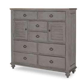 Legacy Furniture Kingston Brown Tweed Gray Door Chest