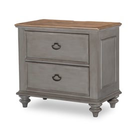 Legacy Furniture Kingston Brown Tweed Gray Nightstand