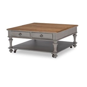 Legacy Furniture Kingston Brown Tweed Gray Lift Top Cocktail Table