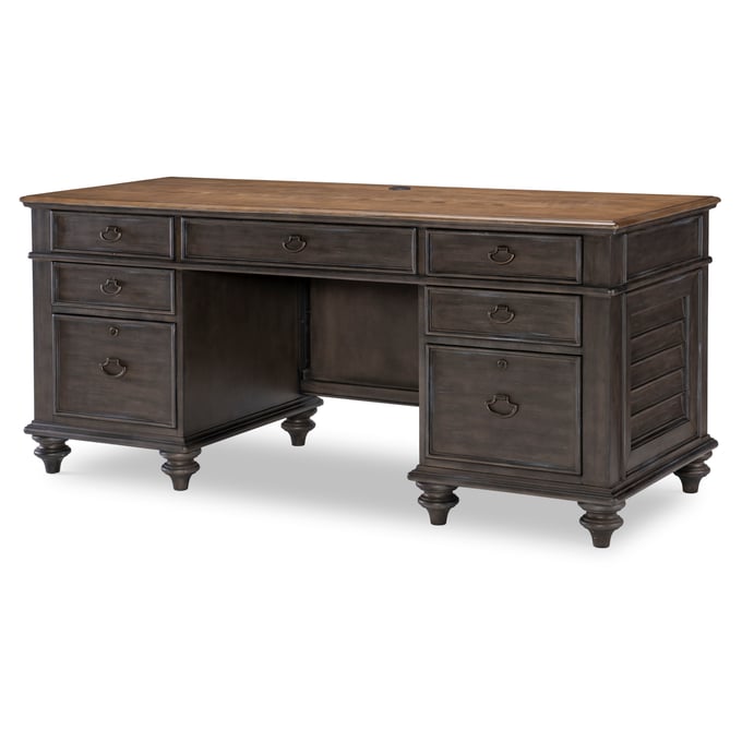 Legacy Furniture Kingston Brown Dark Sable Executive Desk LGC-2312-511