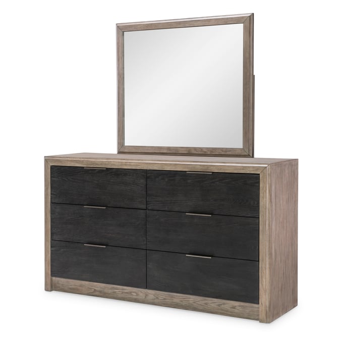 Legacy Furniture Halifax Java Flax Dresser And Mirror LGC-2400-1200-DRMR