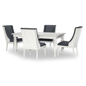 Legacy Furniture Cottage Park Aged White Rectangle 5pc Dining Room Set With...