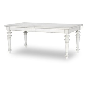 Legacy Furniture Cottage Park Aged White Leg Dining Table