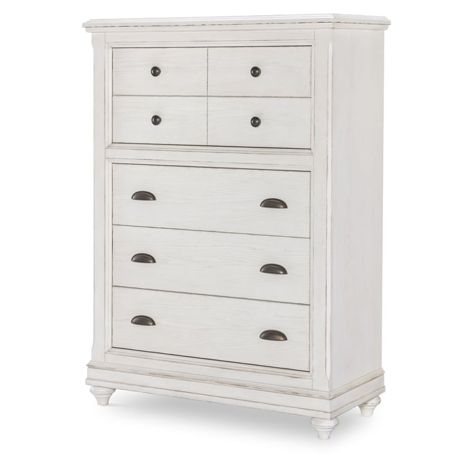 Legacy Furniture Cottage Park Aged White 5 Drawers Chest LGC-2430-2200