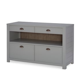 Legacy Furniture Union Square Slat Gray Office Credenza