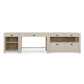 Legacy Furniture Union Square Ivory 3pc Office Furniture Set