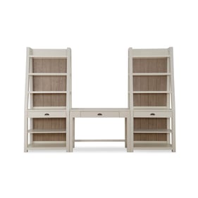 Legacy Furniture Union Square Ivory 3pc Office Furniture Set With Bookcase