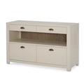 Home Office Credenza, 2 Drawers for Hanging Files, 1 Open Shelf