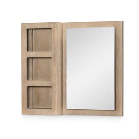 Legacy Kids District Weathered Oak Storage Mirror