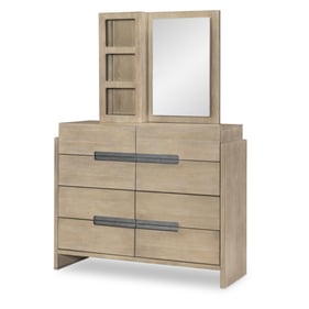 Legacy Kids District Weathered Oak Dresser And Mirror