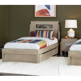 Legacy Kids District Weathered Oak 2pc Kids Bedroom Set With Twin Trundle B...