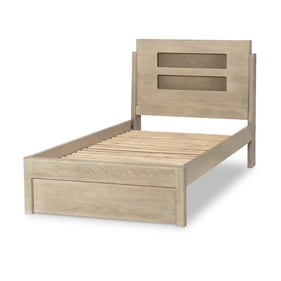 Legacy Kids District Weathered Oak Twin Panel Bed