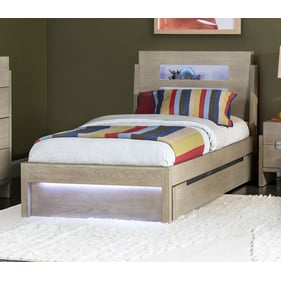 Legacy Kids District Weathered Oak Twin Trundle Bed