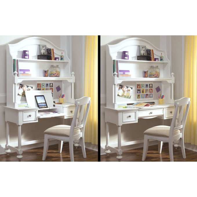 Kids white best sale desk with hutch