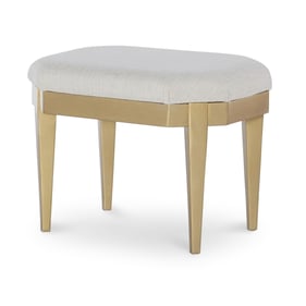 Legacy Kids Chelsea by Rachael Ray White Gold Vanity Stool