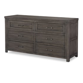 Legacy Kids Bunkhouse Aged Barnwood 6 Drawers Dresser