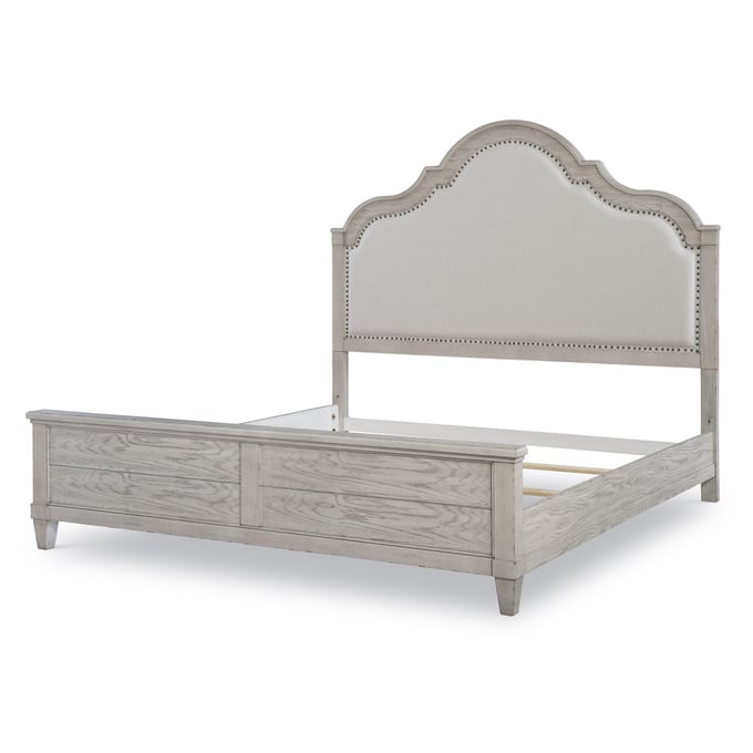 Legacy Furniture Belhaven Weathered Plank Cal King Upholstered Panel Bed LGC-9360-4207K