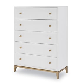 Legacy Furniture Chelsea White Gold Drawer Chest