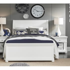 Legacy Kids Canterbury Natural White 2pc Kids Bedroom Set with Full Sleigh ...