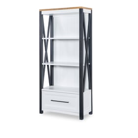 Legacy Furniture Franklin White Open Shelves Etagere