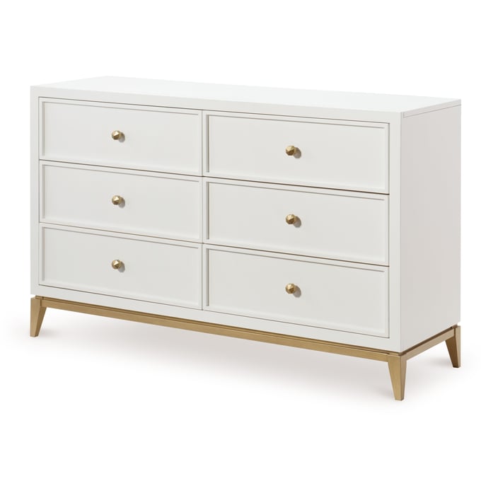 Legacy Kids Chelsea by Rachael Ray White Gold Dresser LGC-N7810-1100