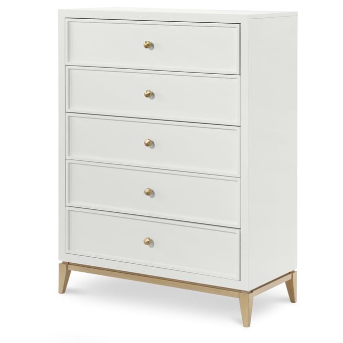 Legacy Kids Chelsea by Rachael Ray White Gold Drawer Chest LGC-N7810-2200