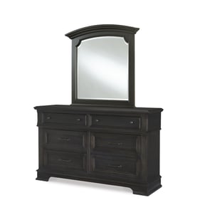 Legacy Furniture Townsend Dark Sepia Dresser and Mirror