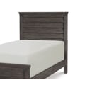 Louvered Panel Headboard, Twin 3/3 (KD, Headboard accepts Metal Bed Frame)