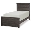 Louvered Twin Trundle Storage Bed