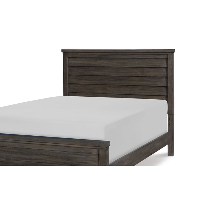 Legacy Kids Bunkhouse Aged Barnwood Louvered Full Panel Headboard LGC-N8830-4104