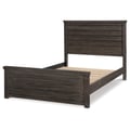 Complete Louvered Panel Bed, Queen 5/0