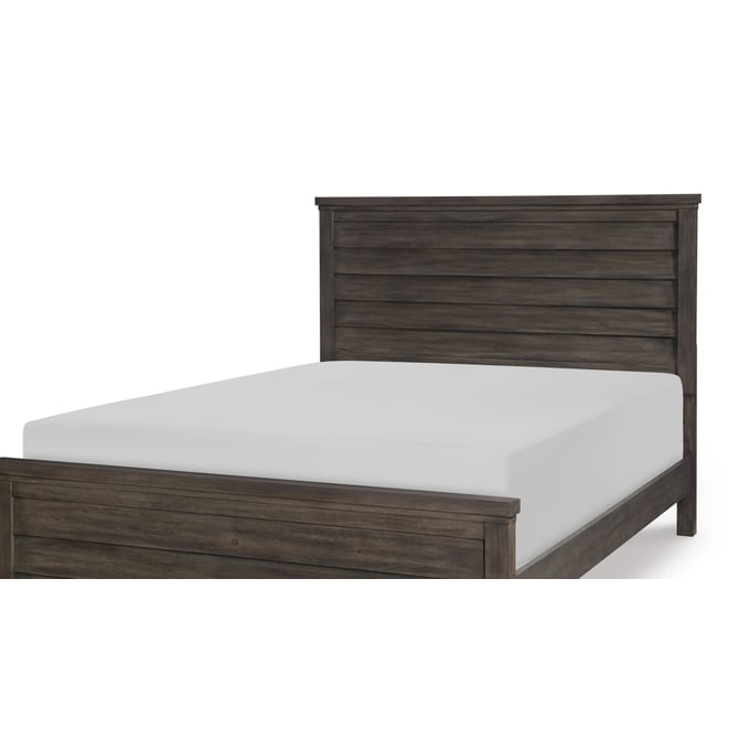 Legacy Kids Bunkhouse Aged Barnwood Louvered Queen Panel Headboard LGC-N8830-4105