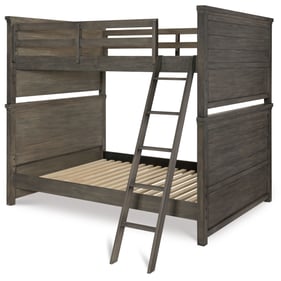 Legacy Kids Bunkhouse Aged Barnwood Full Over Full Bunk Bed