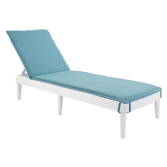 Lagoon Tahiti Sky Blue Cushion For Rattan Chaise Lounge LGN-K20-703001B04