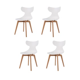 4 Lagoon Whale White Leisure D Tan Stand Dining Chairs