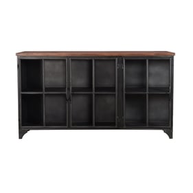 LH Home Tradition Black 3 Doors Sideboard