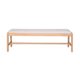 LH Home Arizona Oatmeal Dining Bench