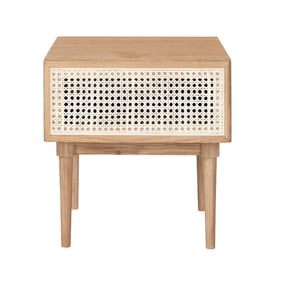 LH Home Cane Natural Side Table