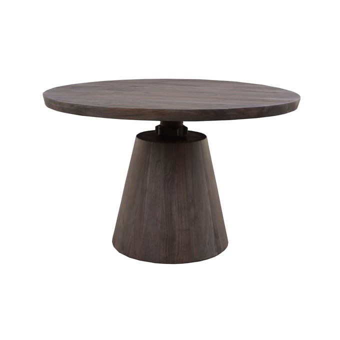 LH Home Cabot Dark Brown Bronx Crank Dining Table LHI-CT013-VM