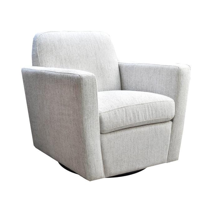 LH Home Seating Lounge Linen Cooper Swivel Club Chair LHI-DAV011-WL